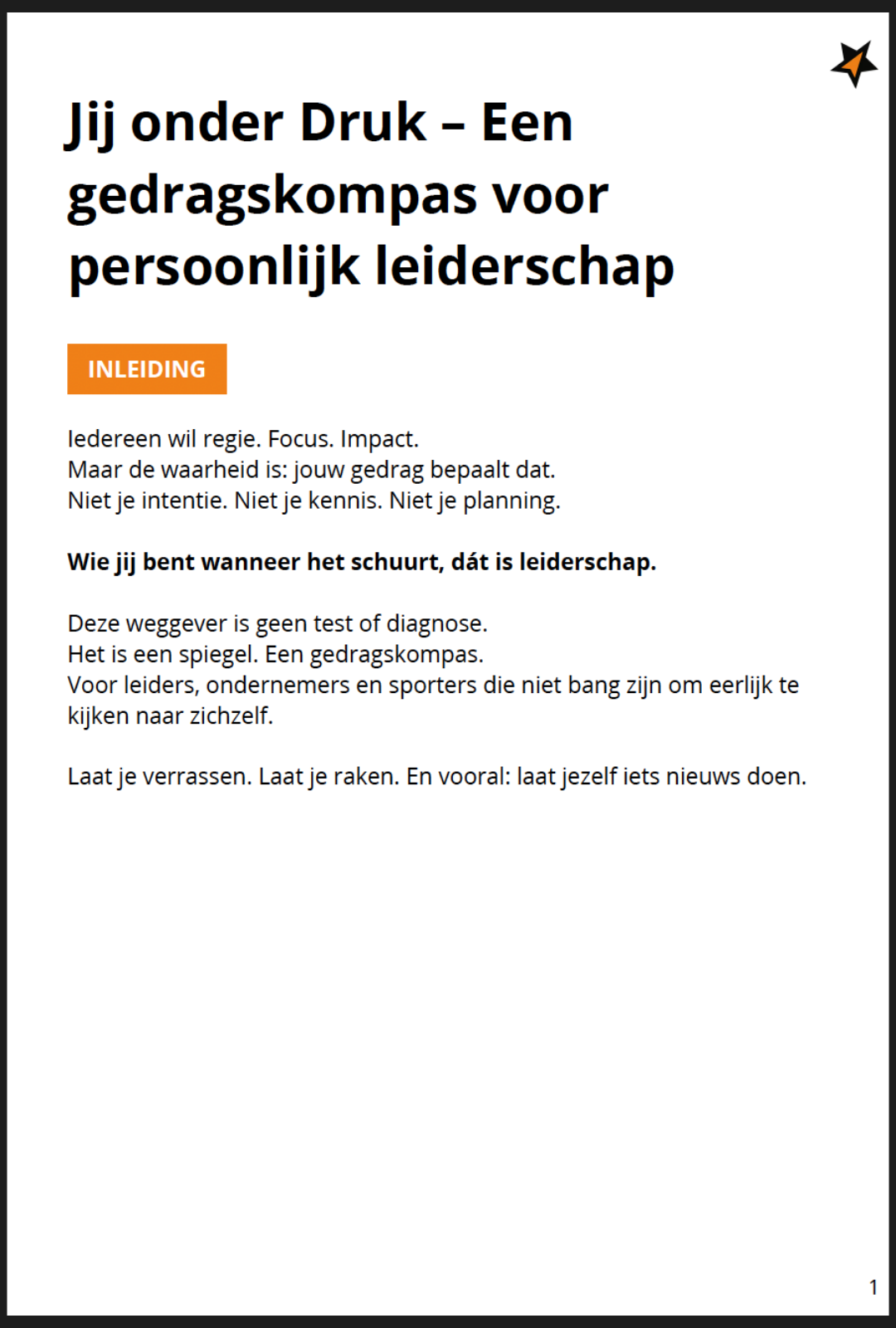 Cover van Jij onder Druk